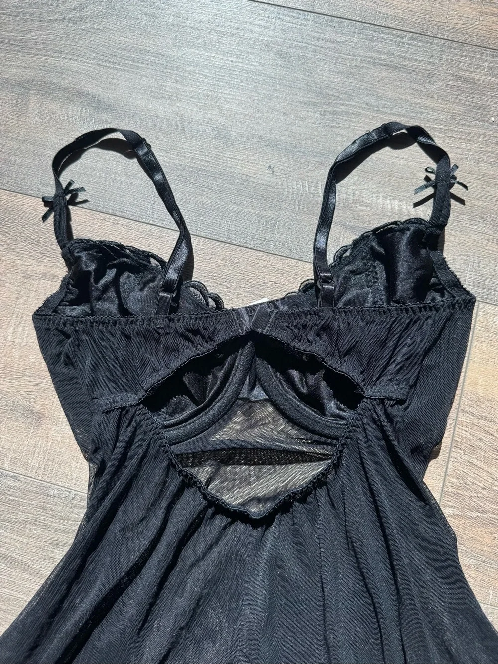 Victorias Secret Vintage 90s-2000s Black Slip Dress